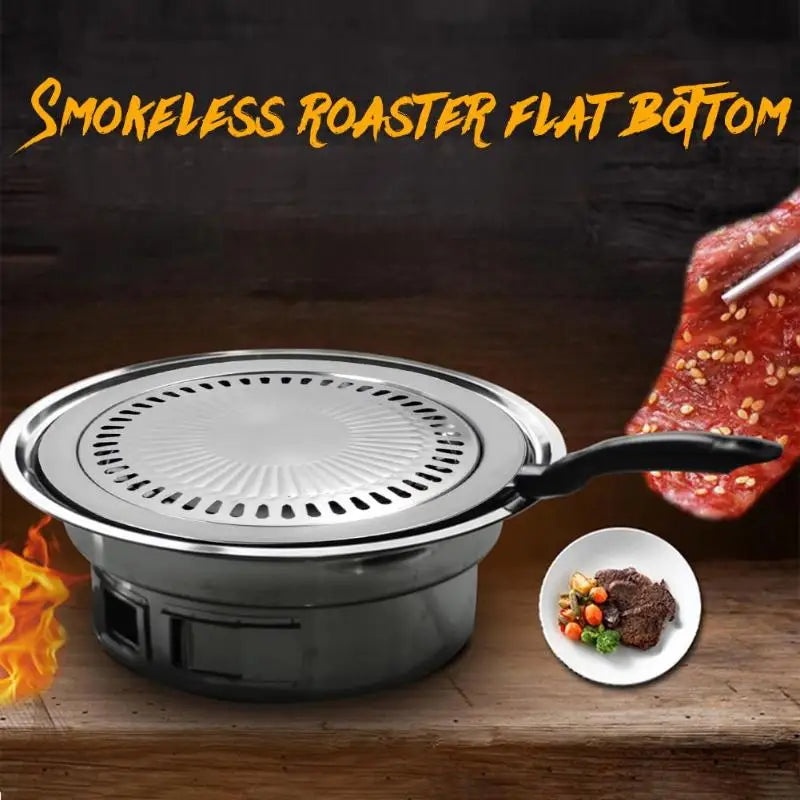 Smokeless Barbecue Grill Pan Gas Household Non-Stick Gas Stove Plate Electric Stove Baking Tray BBQ Grill Barbecue Tools