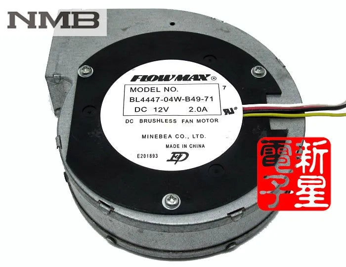 For BBQ Blower Fan NMB BL4447-04W-B49-71 DC 12V 2A turbo Speed Ajustable Controller Fans