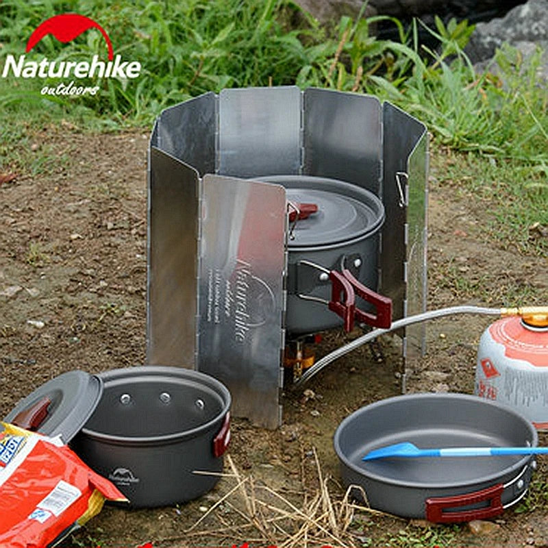 Naturehike Camping Stove Windscreen Cooking Windshield Outdoor  Accessories Windproof Folding Screen