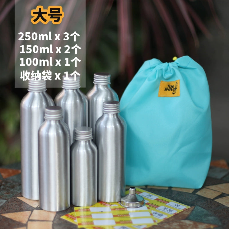 Outdoor Travel Barbecue Supplies Lightweight Portable Seasoning Bottle Suit Leak-Proof Sealed Seasoning Aluminum Cans Original Brand