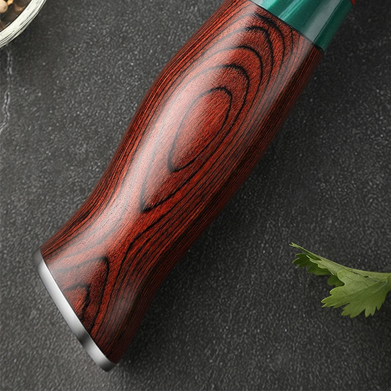 Damascus Steel Chef Knife Chopping Butcher Meat Cleaver Bone Slicing Sharp Knives Vegetable Cutting Sharp Kitchen Knife BBQ Tool
