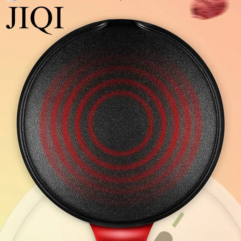 Non-stick Electric Crepe Maker Multifunctional Pizza Srping Roll Pancake Baking Pan BBQ Grills Smokeless Grillers Oil Drip pan
