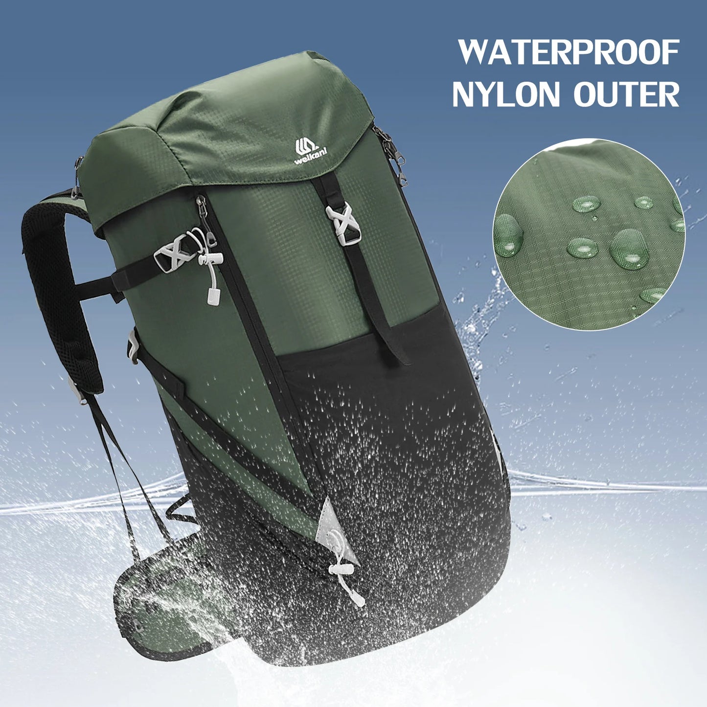 50L Mountain Backpack Waterproof Shoulder Bag Outdoor Sports Bag Tactical Backpack for Men / Women Camping tent Travel Hiking