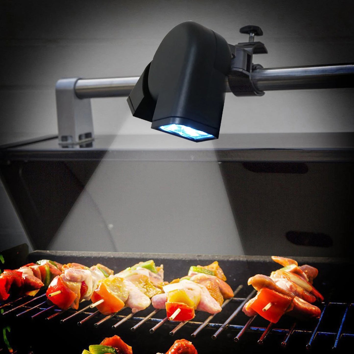 LED Barbecue Grill Light 10 LEDs Heat Resistant Waterproof Night Grilling Lamp Mount Clip Outdoor Switch LED BBQ Light