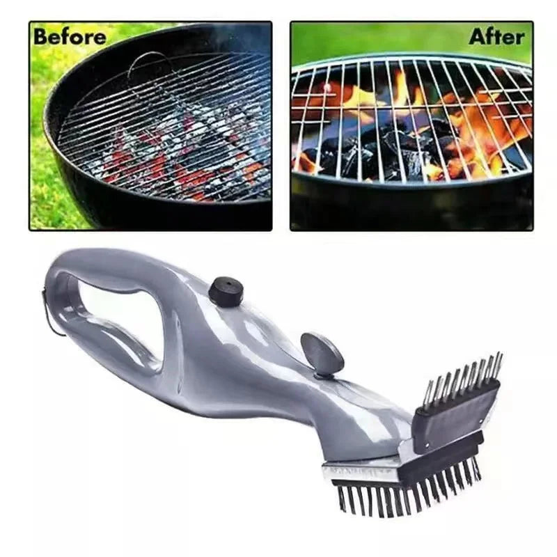Barbecue Grill Cleaning Brush Portable Barbecue Grill Steam Cleaning Tool Steam or Gas Accessories BBQ Tool Cleaner Kitchen Tool